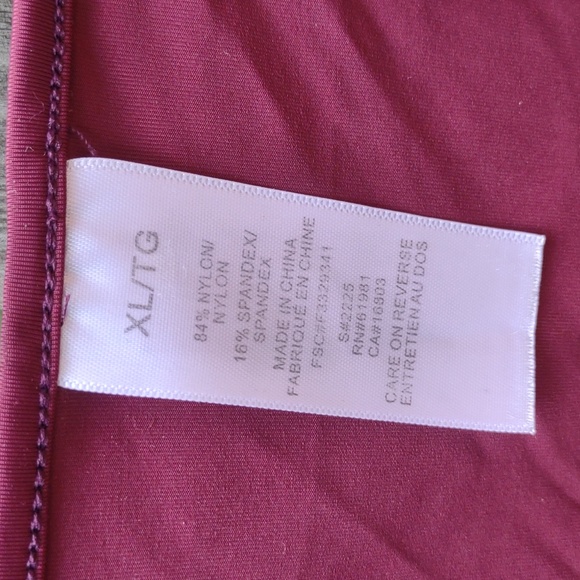 Ladies Raspberry Stretch Camisole - Picture 5 of 7